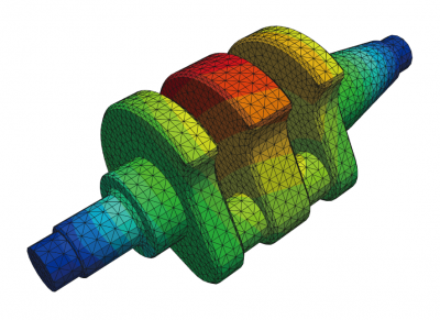 fig2 メッシュデータに物理量が付与されているデータの例